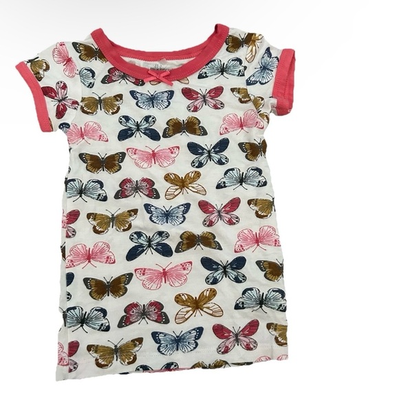 Milkberry Baby Girl 2 Piece Bamboo Pajama Set Size 12 Months Short Sleeve - Picture 4 of 8